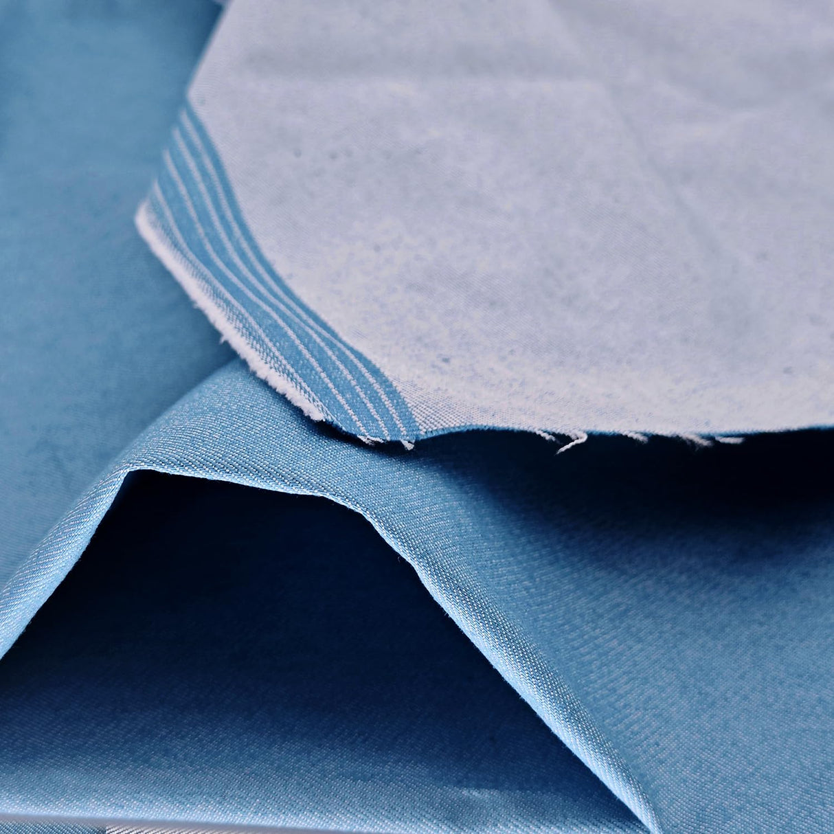 5 Yard 40 oz Sky Blue Denim Fabric for Sewing, Crafting Stylish Denim Fabric by The Yard Jean Material Sky Blue Jean Fabric (60''x180'') VoizVony