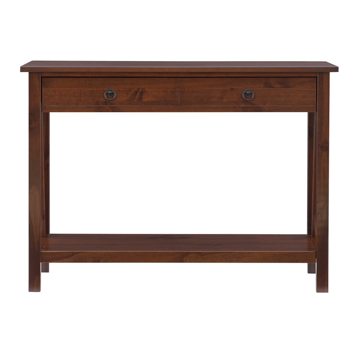 Linon Home Dcor Console Table, 42.01"w x 13.98"d x 30.71"h, Antique Tobacco Linon