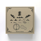 Lord Of Maps Fantasy Map-Making Stamp Kit – 16-Piece Rubber Stamp Set for TTRPG, World Building, Battle Maps, Jounaling, Arts & Crafts - Mountains, Hills, Volcano, Lake, Compass Rose LORD OF MAPS