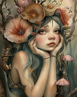 PRSTINCOL Diamond Art Kits for Adults,12x16 Inch DIY Paint by Numbers Kit for Adults,5d DIY Full Drill Round Gem Art Crafts Paintings for Home Wall Decor(Forest Fairy) PRSTINCOL