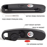 Meat Thermometer Digital, Meat Thermometers for Grilling, Food Thermometer with Backlight, Instant Read Thermometer for Grill Candy and Cooking LILYWARE