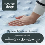 Sayre 12 Inch Queen Memory Foam Mattress in a Box – Cooling Gel Infused, Medium Firm Support, CertiPUR-US & Oeko-TEX Certified, Pressure Relief Mattress for Back Pain & Motion Isolation SAYRE SLEEP