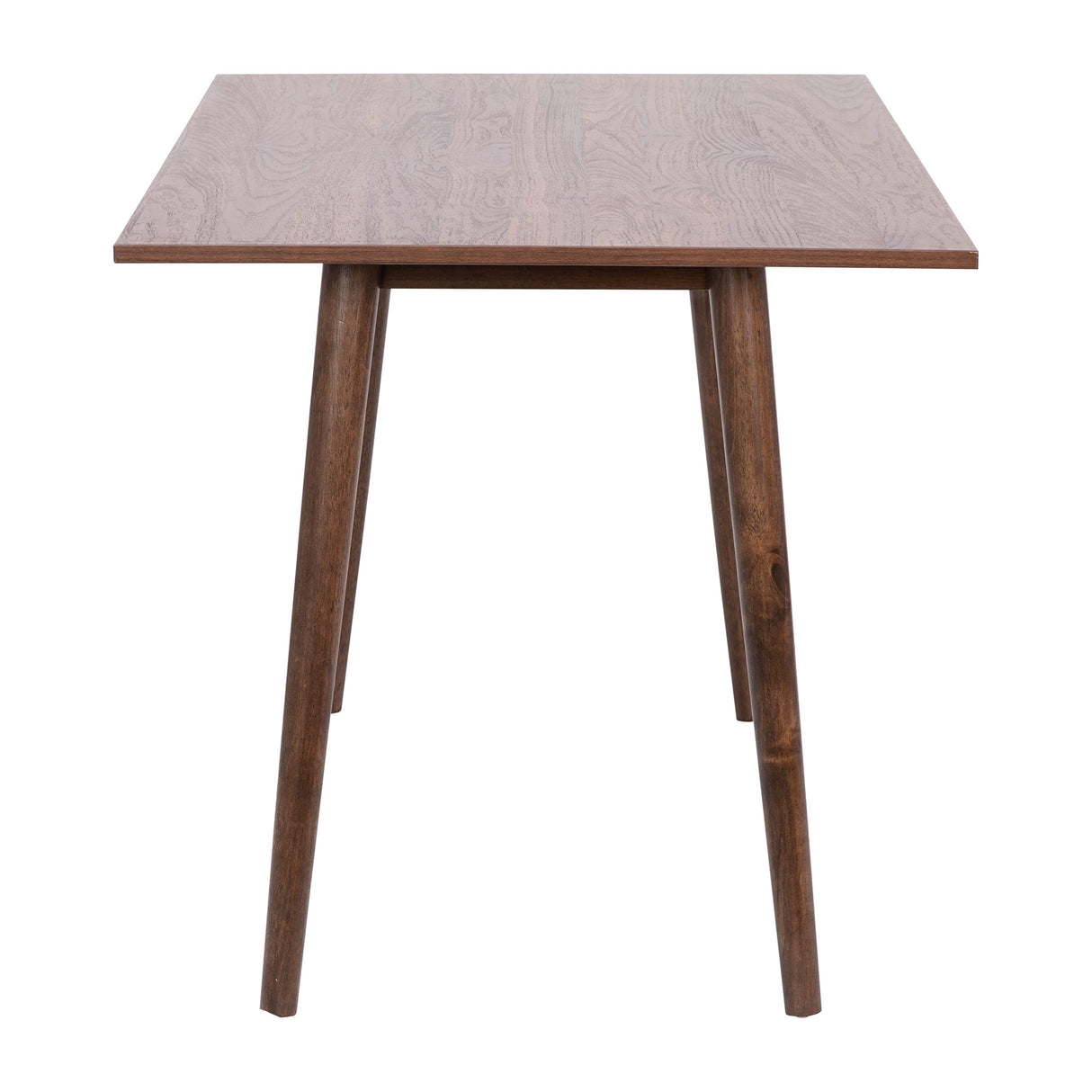 Taylor & Logan Haisley Dark Walnut 47" Mid-Century Modern Wood Dining Table Taylor & Logan