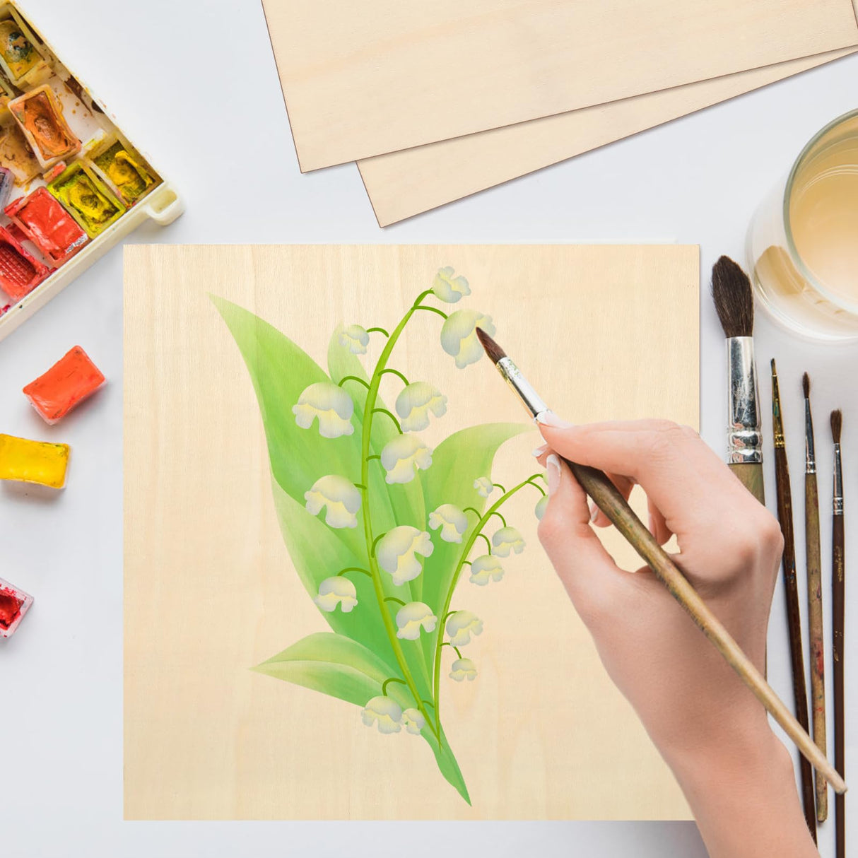 Blisstime 12 Pack 1/16 Basswood Sheets 12 x 12 Inch, 1.5mm Thin Plywood Sheets Balsa Wood Squares for Crafts, Unfinished Wood Blanks for Laser Cutting, Engraving, Wood Burning, Painting Blisstime