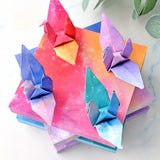 Origami Paper Kit for Kids Adults, 400 Sheets Starry Double-Sided Square Origami Paper for DIY Decoration, Craft Paper, Scrapbook Decor, Folding Crafts (3.74*3.74in) Teniinet