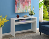 Convenience Concepts Northfield Deluxe Console Table, White Convenience Concepts