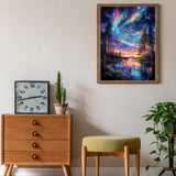 Gamteldot Starry Sky Diamond Art Kits for Adults-5D Diamond Painting Kits with Complete DIY Tools,Full Drill Diamond Dots Gem Art Crafts for Adults,Perfect Home Wall Decor and Gift-12x16in Gamteldot