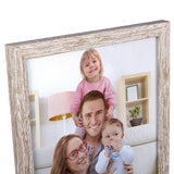 Giftgarden 8x10 Picture Frame Distressed Beige White Set of 12, Multi Rustic Wood Grain 8 by 10 Photo Frames Bulk for Wall or Tabletop Display Giftgarden