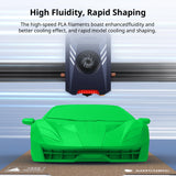 ANYCUBIC High Speed 3D Printer Filament 1.75mm, Print Up to 10X Faster, Rapid PLA Filament with High Prints Quality, Dimensional Accuracy +/- 0.02mm, Reusable Spool, 1KG, Green ANYCUBIC
