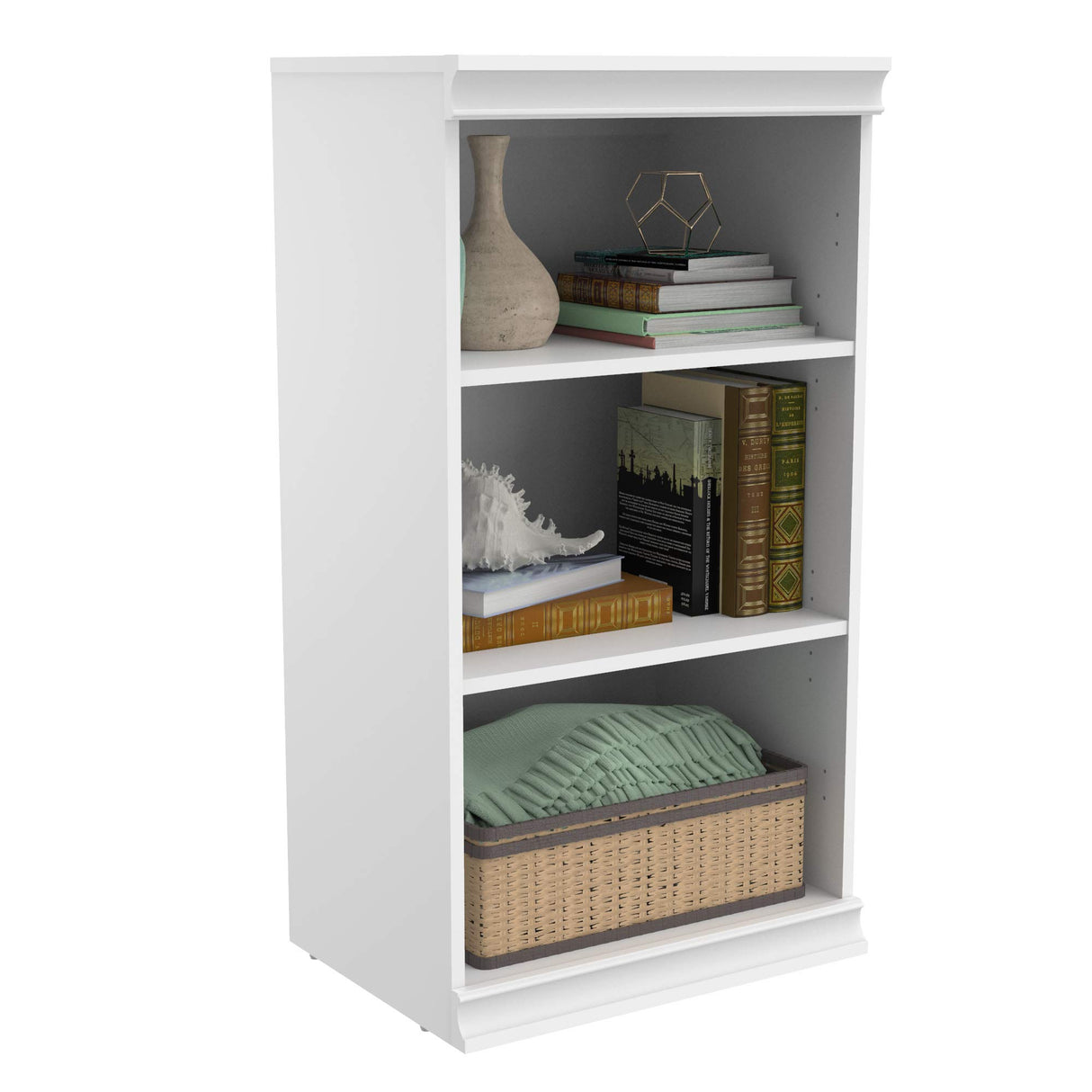 ClosetMaid Modular Storage Shelf Unit with 3 Shelves, White ClosetMaid