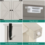 YITAHOME 72" Kitchen Pantry Cabinet, Tall Farmhouse Cupboard Storage Cabinet with Drawer, Doors and Adjustable Shelves for Living Room, Dining Room, White Oak YITAHOME