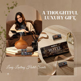 Hotel Diffuser Oils Gift Set - 6x10ML Luxury Hotel Scent Essential Oils Set for Diffuser, Candle Making - Premium Fragrance Oil, My Way, Ember, Dream On, Serene Coast, Midnight Velvet, Golden Bloom Hanolly