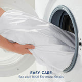 Serta Memory Flex Soft King Mattress Topper, 2" Pillow Top Mattress Pad, Cushioning Stain Resistant Mattress Protector with 15" Pocket for Secure Fit, Machine Washable, White Serta