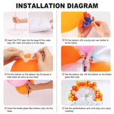 Chamvis Balloon Arch Kit, 9FT Height & 10FT Width Adjustable Balloon Arch Stand Garden Arbors: Balloon Arch Frame Plant Support Stand for Wedding Baby Shower Birthday Garden Arbors Photo Backdrop chamvis