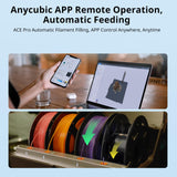 Anycubic Kobra S1 Combo 3D Printer, 4 Stunning Multicolor with Anycubic ACE PRO, 600mm/s High Speed and 320℃ Hotend Free-Clog Extruder, Intelligent Drying While Printing, Built-in Camera 250*250*250mm ANYCUBIC