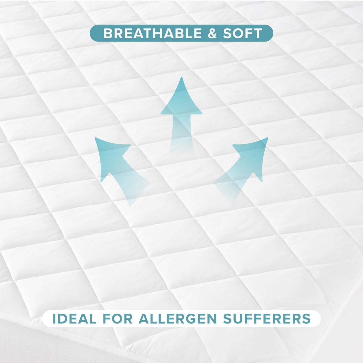 Bare Home Twin XL Quilted Mattress Pad - Twin Extra Long - Soft Mattress Topper - College Dorm Room Essentials - Easily Washable & Comfortable - Fitted Cover - Up to 15 Inches Deep (Twin XL, White) Bare Home