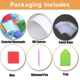 ajepon Gnome Diamond Art Kits for Adults - Fall 5D Diamond Painting, Gnomes Gem Art for Adults, Fall Pumpkin Gem Painting Kits for Wall Home Decor Arts Craft 12x16inch ajepon