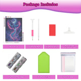 Genius maker Phoenix Diamond Painting Kits for Adults, 5D Animal Diamond Art Kits for Beginners DIY Full Drill Diamonds Painting Pictures, Diamond Gem Art Painting DIY Crafts Kit Decor 12x16inch Genius maker