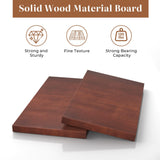 Tafeumob Solid Wood Armoire Wardrobe: Small Classic 2 Doors Solid Wood Bedroom Armoires with Hangingrod Clothes Cabinet Storage Cherry Red Finish 31.26" L x 19.69" W x 70.87" H Tafeumob