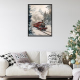 NWQZBYHT Train 5D Diamond Painting Kits for Adults,Steam Train Diamond Art Kits for Adults,DIY Round Full Drill Gem Painting Kits for Beginner,Diamond Dots Picture Crafts Home Wall Decor 12x16 Inch NWQZBYHT