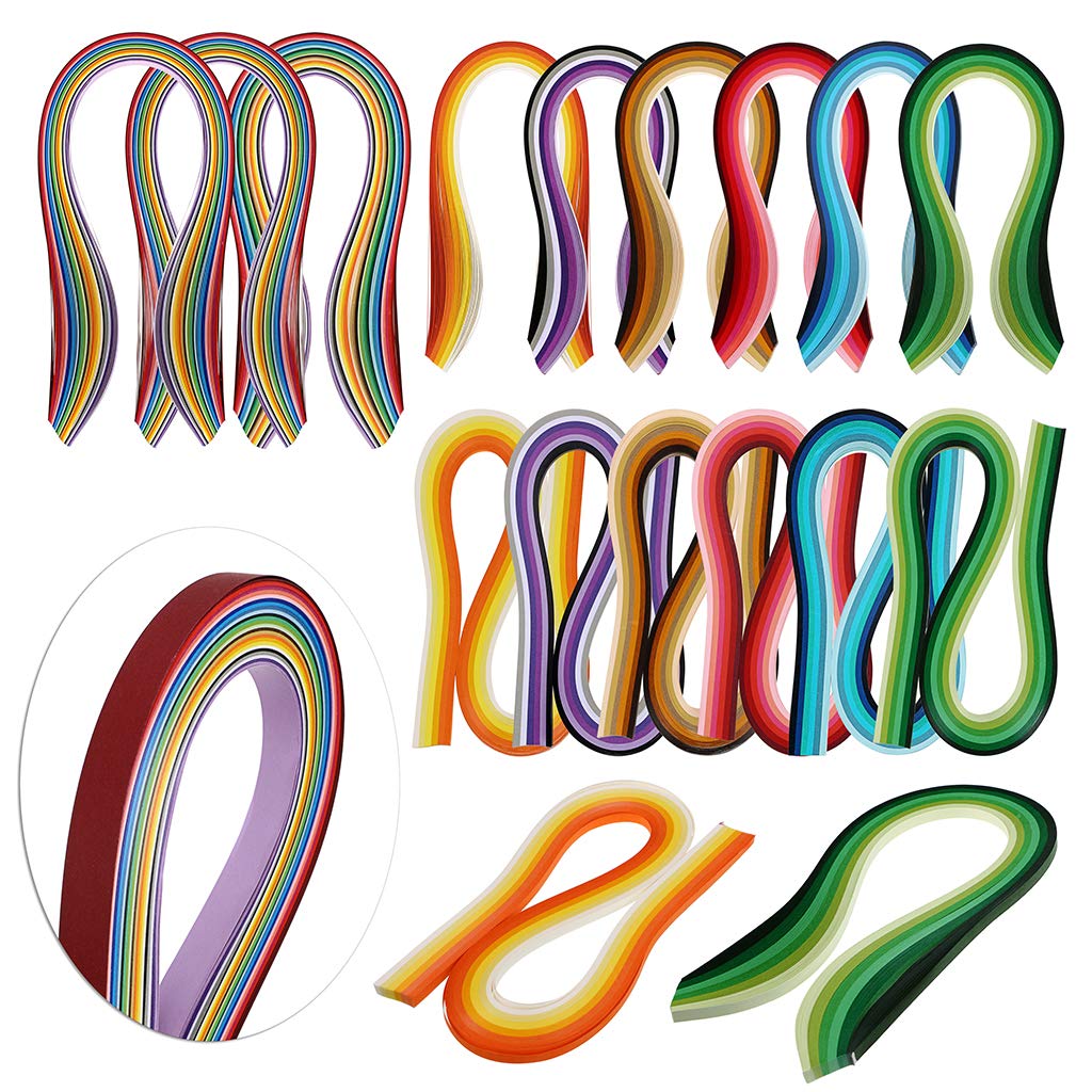 MDLUU Beginner's Paper Quilling Kit with 1860 Strips, Electric Quilling Slotted Tools with Storage Box, Instructions, Paper Quilling Art Craft Kit for Kids and Adults MDLUU