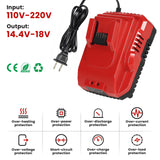 Rapid Battery Charger Station for Milwaukee M18 Charger Compatible with Milwaukee 18V Lithium Battery Bslite