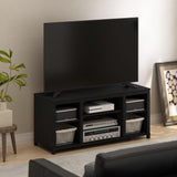 Furinno Classic TV Stand with Shelves for TV up to 55 Inch, Americano Furinno
