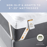 Extra Thick Mattress Topper Full for Firm Mattress, Plush & Soft Pillow Top Bed Topper for Cloud-Like Sleep & Back Pain Relief, Overfilled 1400GSM Thick Mattress Pad Cover, Fit to 6”-22”Mattress D & G THE DUCK AND GOOSE CO