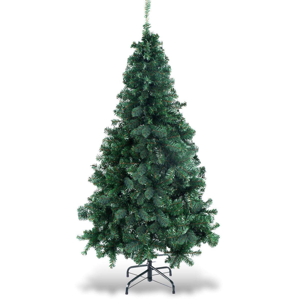 COSTWAY 5Ft Artificial PVC Christmas Tree W/Stand Holiday Season Indoor Outdoor Green