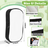 8Pcs Sublimation Blanks Cosmetic Bags,Travel Makeup Bag Organizer Make Up Bag Removable Lid Design Heat Transfer Subliamtion Bags Blanks Makeup Bag With Zipper Toiletry Bag Cosmetic Bag DIY Craft KKSUBCA