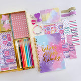 Nollh DIY Journal Kit for Girls - DIY Journal Set for Tween & Teen Girls, Stationery Set, Scrapbook & Diary Supplies Set, Journaling Art Crafts Kit, Ideal Gifts for 8 9 10 11 12 13 14 Year Old Girl Nollh