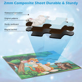 Travofun Magnetic Puzzles for Kids Ages 3-5,20 Piece Jigsaw Animal Puzzles for Toddlers 2-4,Children Travel Activity Toys Games for 3 4 5 6 Years Boys in Car Airplane,Learning Magnet for Road Trip BST SHIER