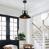 SESIMENT Black Pendant Light 12.5 inches 3 Packs, Farmhouse Pendant Light, Industrial Pendant Lighting, Kitchen Pendant Lights, Pendant Lights Kitchen Island for Dinning Room Entryway Barn SESIMENT