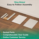 TokeShimi 16x24 Bathroom Medicine Cabinet with Mirror Tempered, Aluminum Silver Mirrored Medicine Cabinet Recessed or Surface Mount with Adjustable Storage Metal for Modern Farmhouse TokeShimi