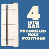 Adjustable Taper Jig/Straight Line Jig for Table Saw | Precision Table Saw Jig with Tapering Functionality | Fast Taper Cutting Jig for Table Saw | Table Saw Accessories | Versatile Woodworking Jigs Peachtree Woodworking Supply