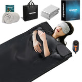 Infrared Sauna Blanket,Portable Sauna Blanket at Home for Body Health and Detoxification,Sauna Blanket for Home Use with Red Light Therapy, Low EMF , 86-176℉, 20-60 Minutes Timer, 5.9ft x 2.62ft mysuntown