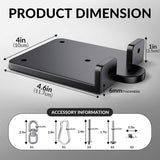 1200lb Heavy Punching Boxing Bag Hanger, 360° Beam Punching Bag Hanger, Rafter Heavy Bag Mount Hook, Punching Bag Mounting Bracket, Rotation Wall Ceiling Mount Bracket for Muay Thai,Yoga Swing,Hammock AIYOTAR