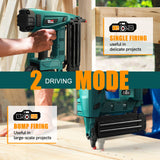 NEU MASTER Upgraded Brad Nailer, 18 Gauge Nail Gun Battery Powered with Brushless Motor, 20V Max Cordless Nail Gun, Adjustable Depth, Ideal for Roofing, Sheathing, Framing, Woodworking NEU MASTER