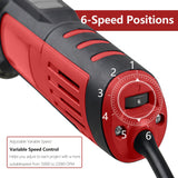 NEWONE Oscillating Tool 4 Amp Oscillating Multi-Tool Kit with 4° Oscillation Angle,6 Variable Speed with 5-piece Electric Multitool Blades & Box NEWONE