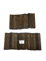 25 Pack, Black Palm Turning Blank/Pen Blanks 5"x 3/4" X3/4" Suitable Wood Pieces for Wood Crafts and Projects Generic