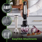Braun MultiQuick 7 3-in-1 Immersion Hand Blender with Variable Speed and Patented Technology - Includes 2-cup Chopper, Whisk + Beaker for Fast Blending, Stainless Steel, MQ7035X Braun