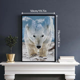 Animal Bear Jigsaw Puzzle for Adult 1000 Piece, Challenging Impossible Difficult Hard Puzzles for Adult, Nature Wildlife Hunting Puzzle 1000 Pieces BBOLDIN