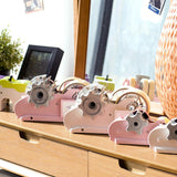 MoTEX Heat Tape Dispenser Sublimation – 1” & 3” Core Multiple Roll Pre-Cut Heat Tape Dispenser, Heat Resistant Sublimation for Heat Press & Mug Press Machine (Light Pink, Tapes not Included) Motex