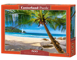 CASTORLAND 500 Piece Jigsaw Puzzles, Holidays in Seychelles, Tropical Beach, Landscape Puzzles, Adult Puzzle, Castorland B-53827 Castorland