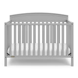 Graco Benton 5 in 1 Convertible Crib with Premium Foam Crib and Toddler Mattress - Pebble Gray Graco