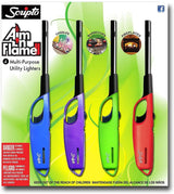 Scripto AIM 'N Flame Multi-Purpose Lighters, Pack of 4 Scripto