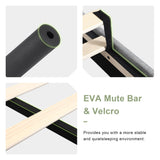 Feonase Queen Bed Frame with Upholstered Wingback Headboard, Platform Bed and Heavy Duty Wooden Slats Support, Easy Assembly, Noise-Free, No Box Spring Needed, Light Gray Feonase