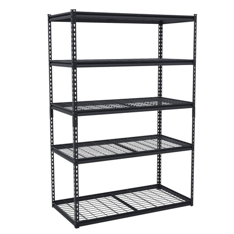GarveeTech Heavy Duty Garage Shelving Unit, 48 in L x 24 in W x 72 in H Adjustable Storage Shelves, 2500 LBS Load Capacity, Durable Metal Shelves for Garage Organization, Basement, Workshop GarveeTech