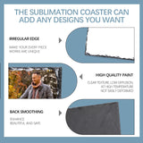 6 Pack Sublimation Slate Blanks Custom Stone Slate Picture Frame Heat Transfer Rock Photo Plaque 5.7x7.7 Inch with Display Stand Decoration for Desktop Souvenir DIY Personalized Gift ORJ