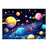 Yomiie 5D Diamond Art Painting Kits Universe Full Drill by Number Kits, Solar System Paint with Diamonds Art Milky Way Galaxy Rhinestone Embroidery Craft for Home Room Decoration (12x16inch) Yomiie